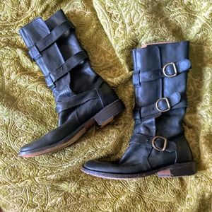 fiorentini + baker Leather buckle boots